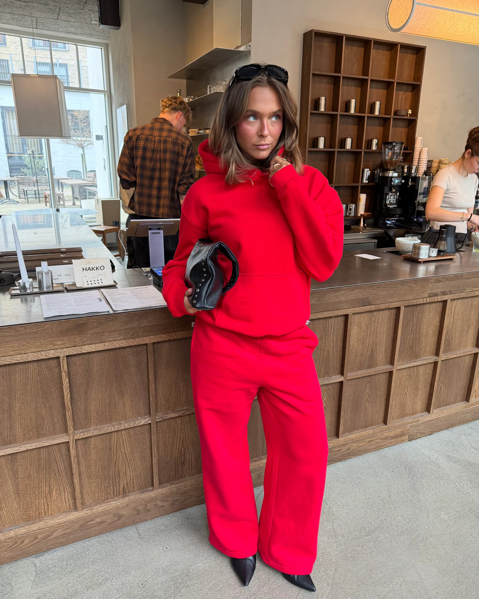 OVERSIZED HOODIE - RED