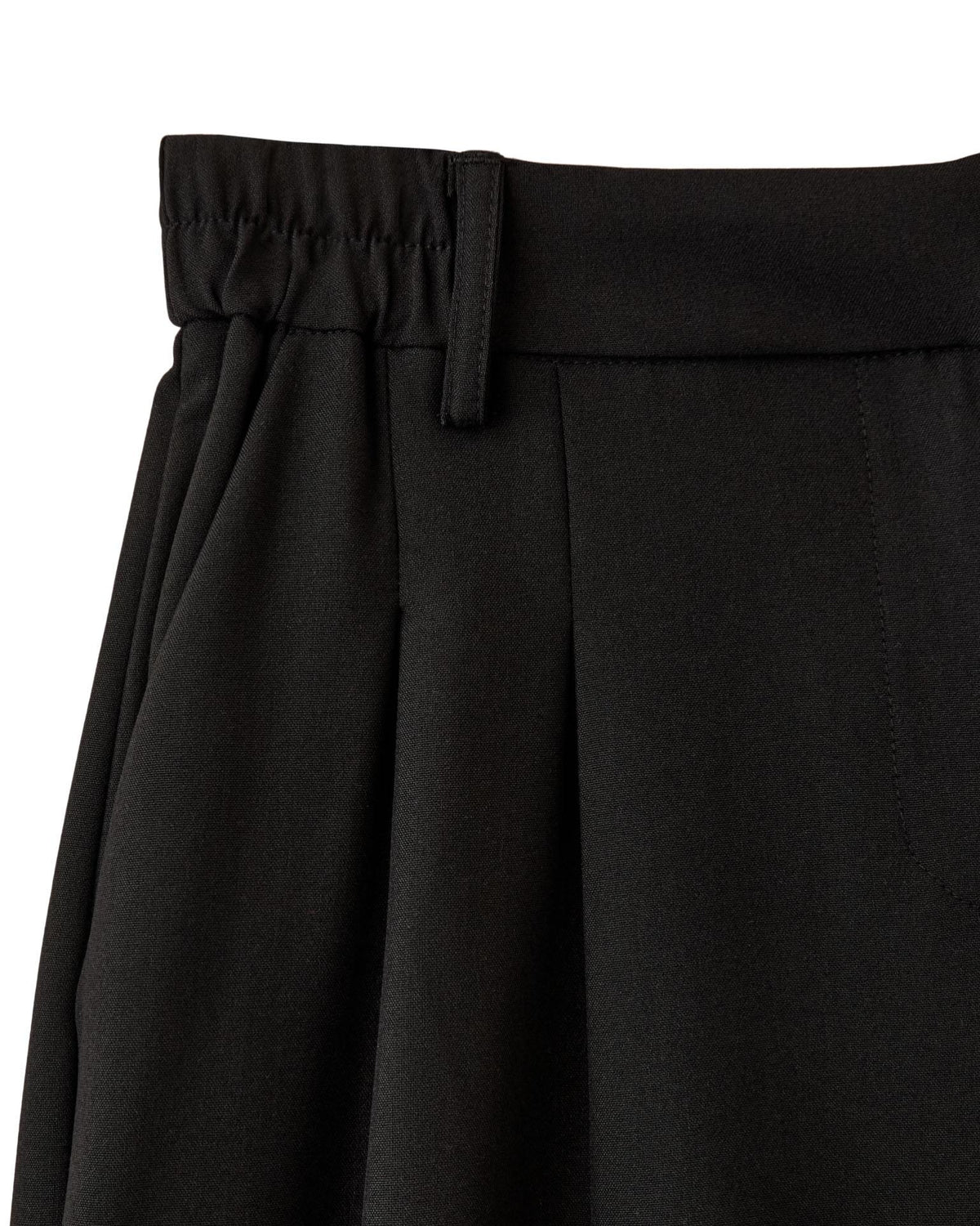 AIA BAGGY SUIT PANT - BLACK