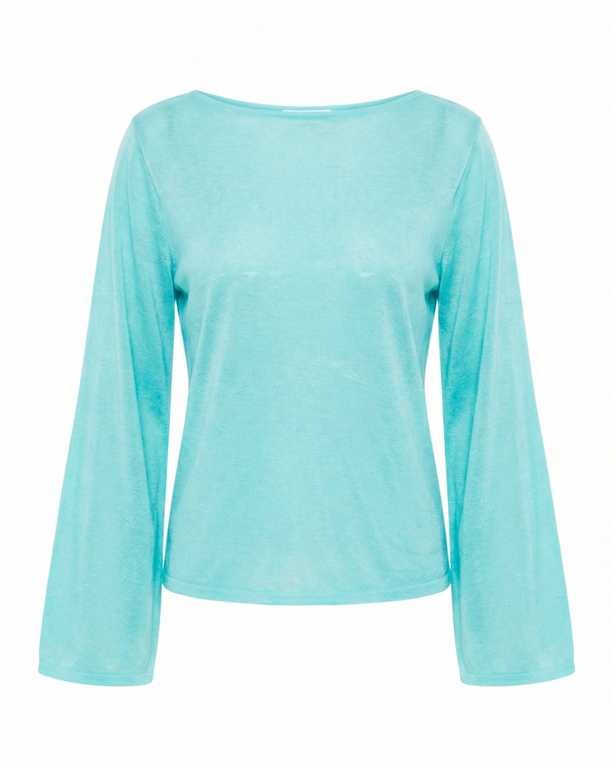 ANEMONE WIDESLEEVE TOP - ICE BLUE