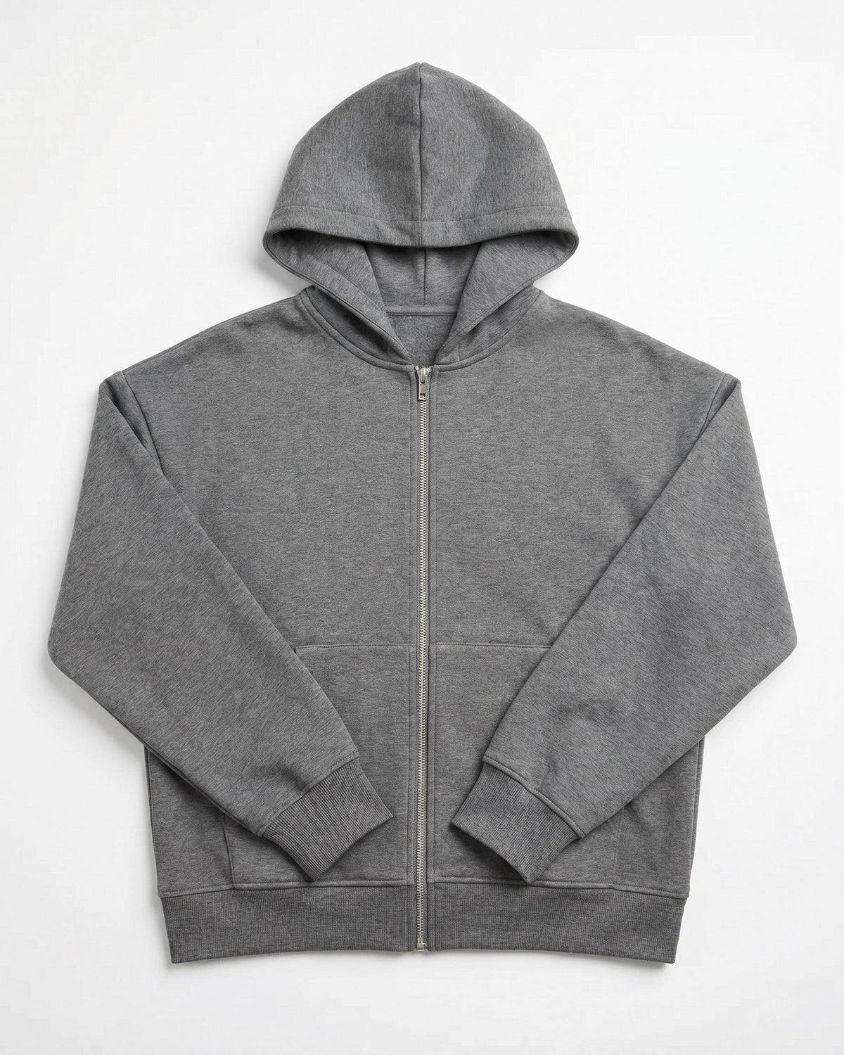 ASH SCUBA ZIP HOODIE - DARK GREY
