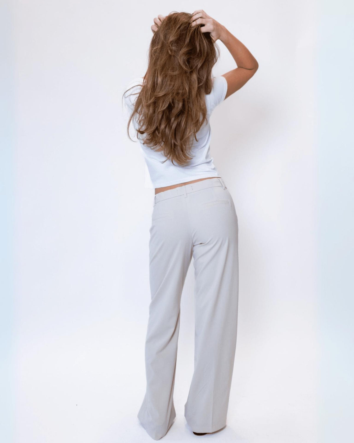 BELLA SUIT PANT - SAND - Dinvintageshop