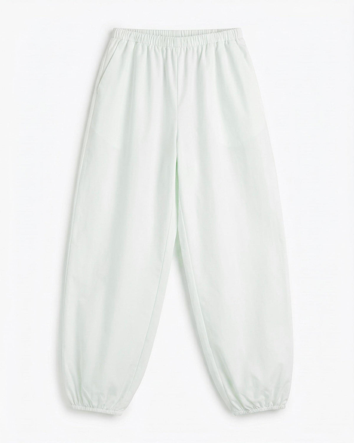 CARO BALLOON PANTS - MINTY WHITE