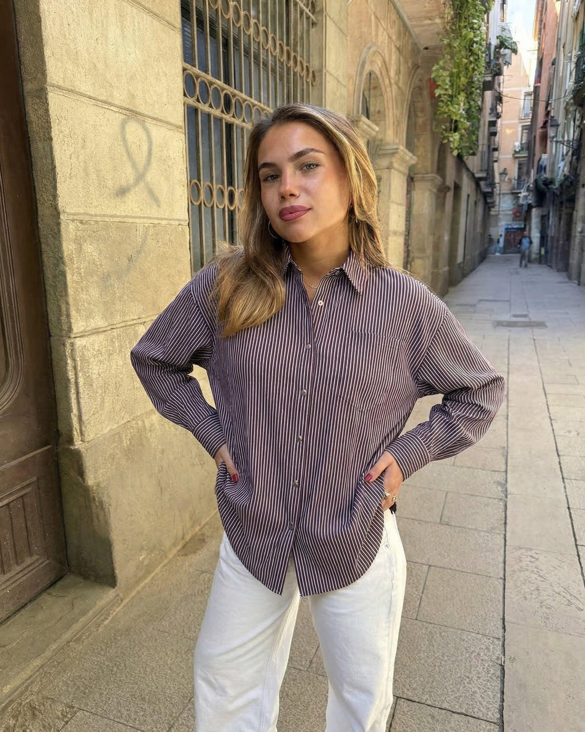EMMY LOOSE SHIRT - DELICIOSO/PINK