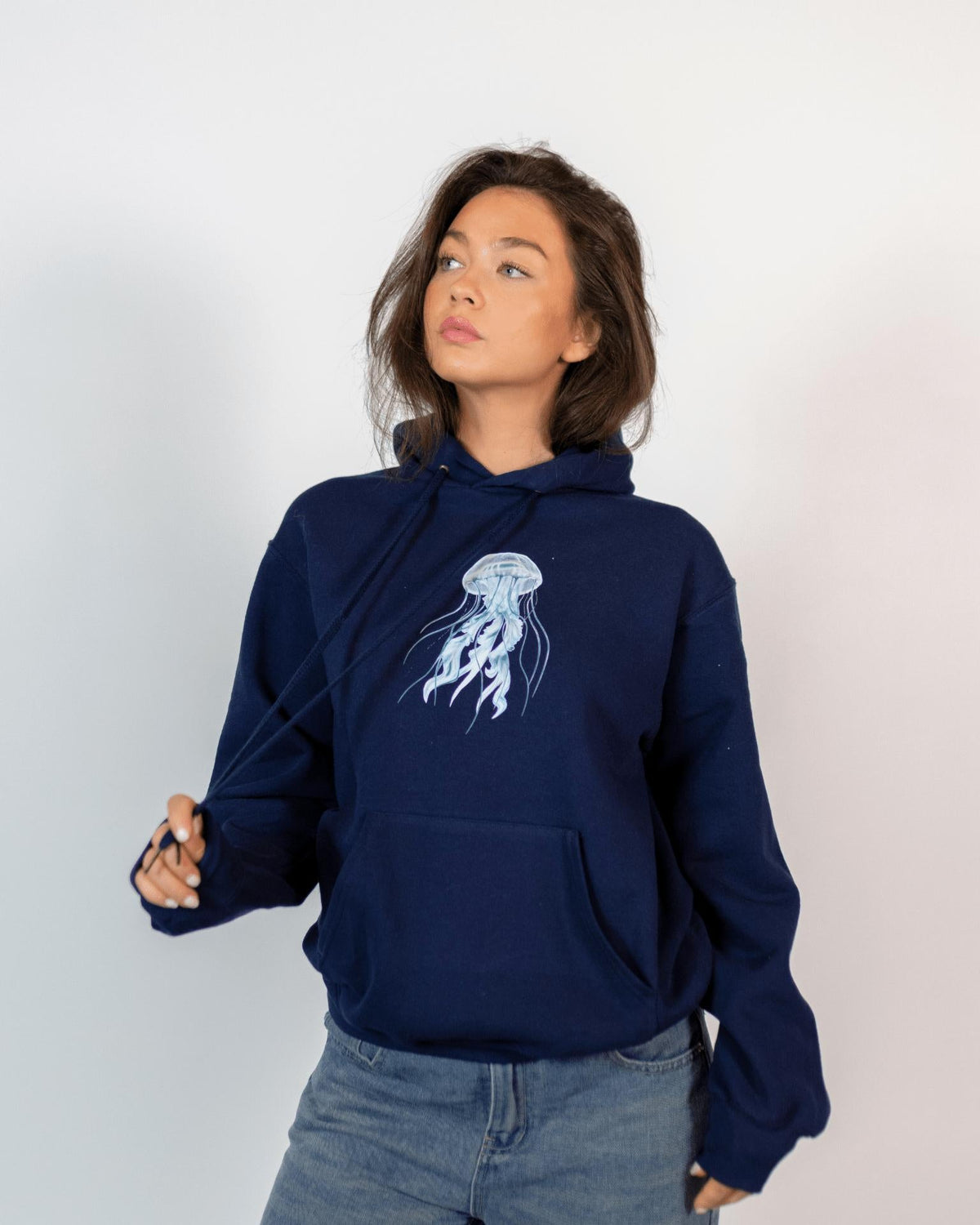 JELLYFISH HOODIE - NAVY