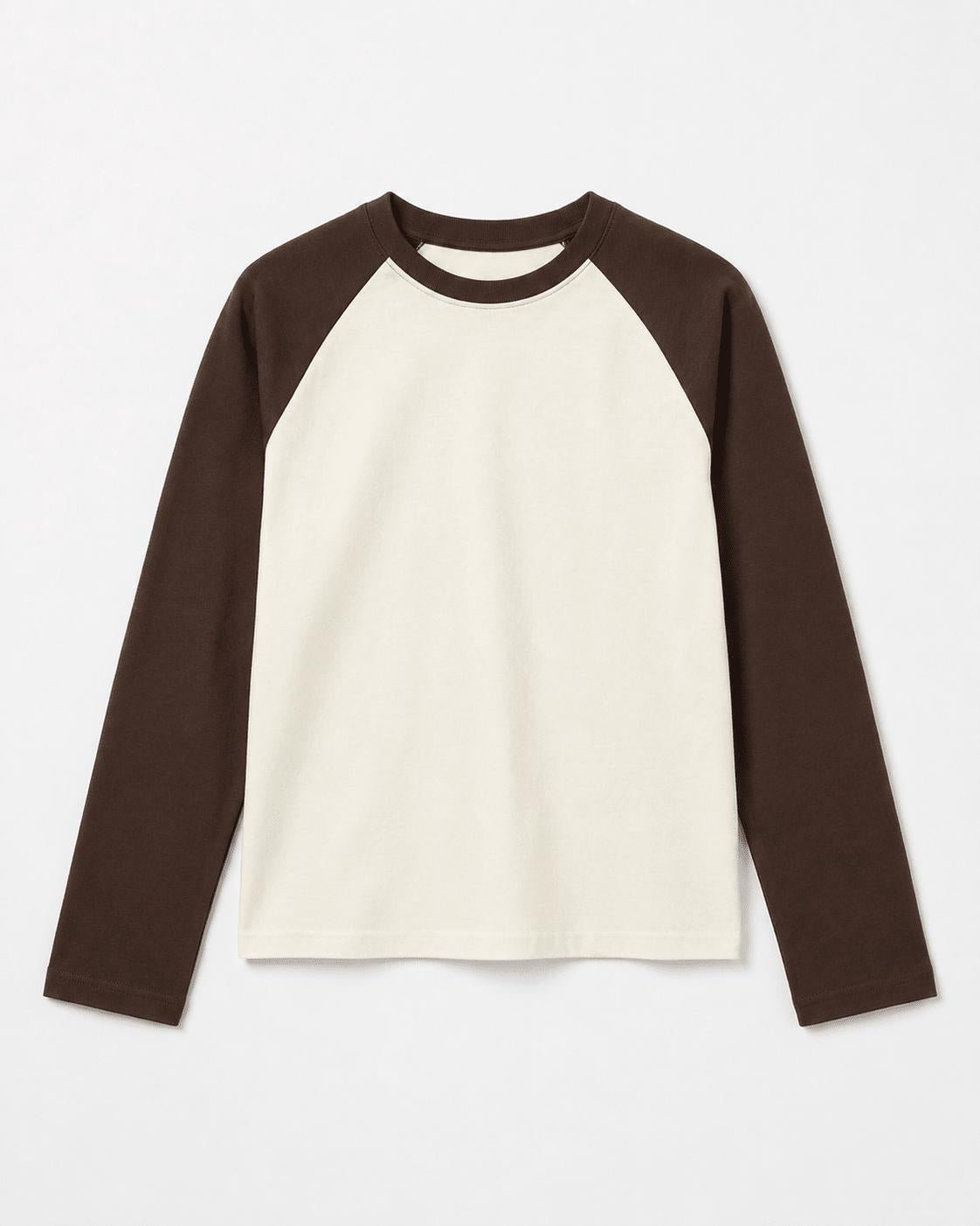 KLARA TEE - OFFWHITE/BROWN - Dinvintageshop