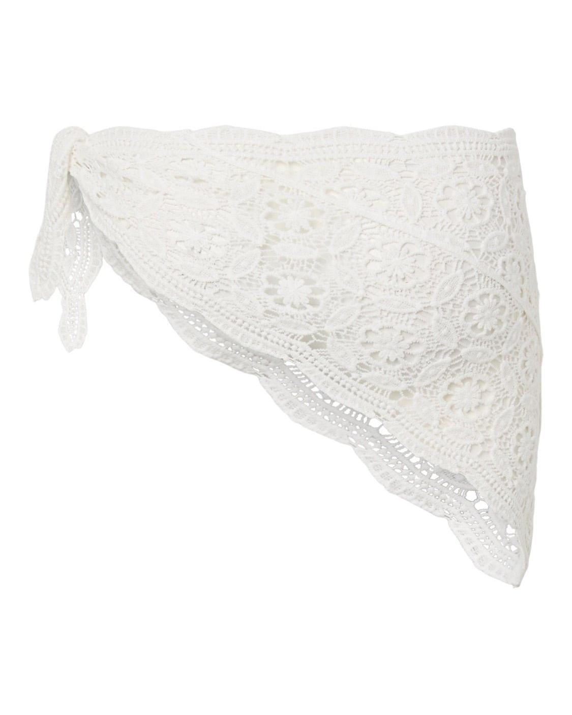 MANILLA HIP SCARF - BRIGHT WHITE