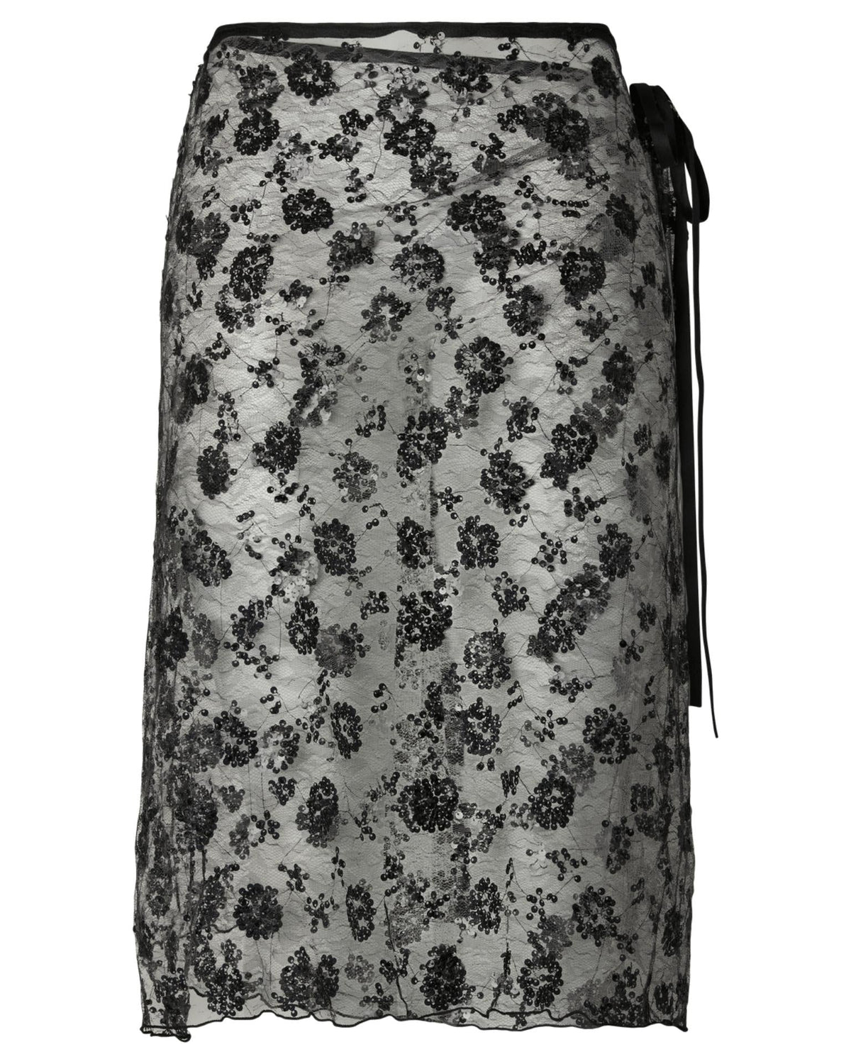 NATASJA LACE SARONG - BLACK