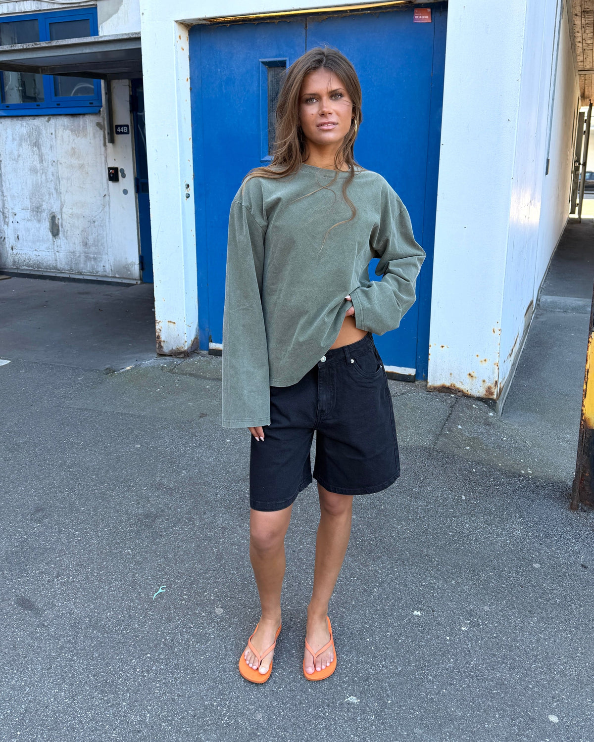 OLIVIA JORTS - BLACK