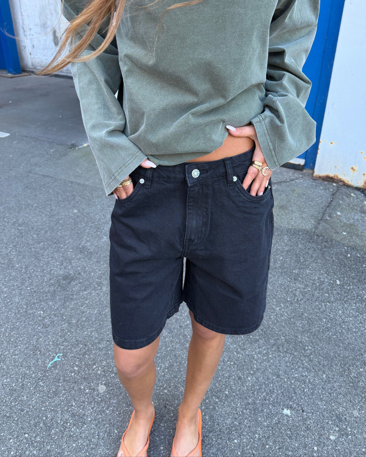 OLIVIA JORTS - BLACK