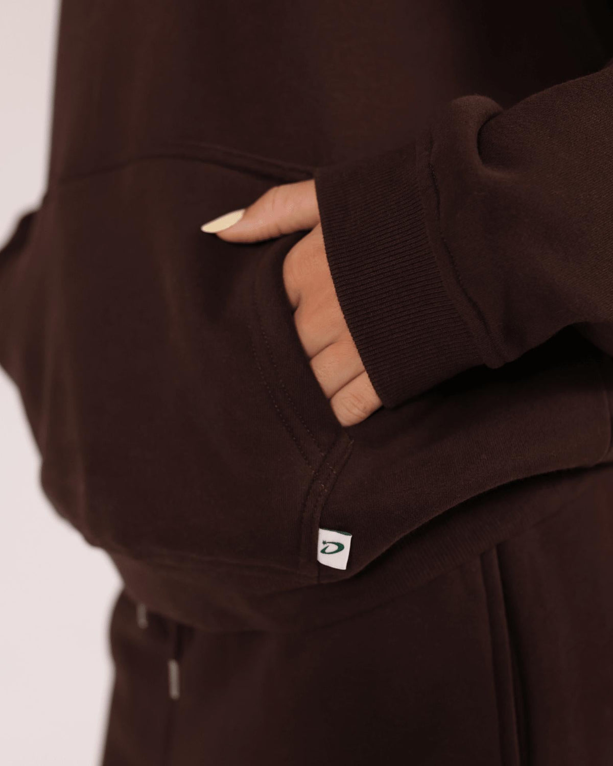 OVERSIZED HOODIE - BROWN