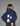 METALIC STARS HOODIE (rygprint) - NAVY