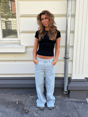 ALMA JEANS - DARK BLUE (MIDWAIST)