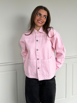 SIA DENIM JACKET - LIGHT PINK