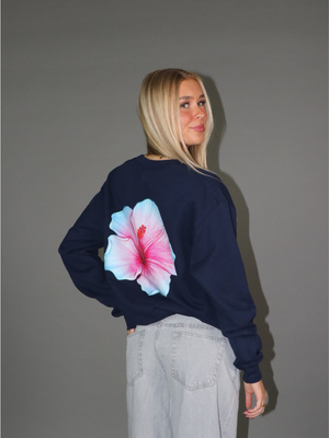 HAWAII SWEAT (rygprint) - NAVY