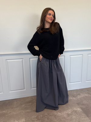 CARO MAXI SKIRT - DARK GREY