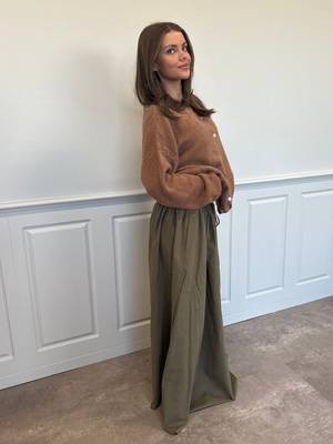 CARO MAXI SKIRT - ARMY