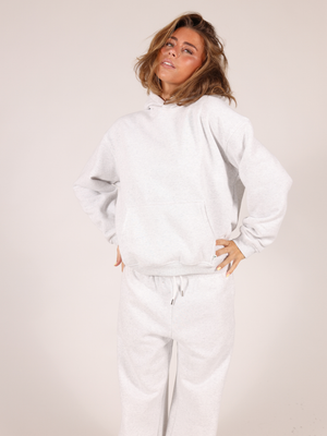 OVERSIZED HOODIE - LIGHT GREY