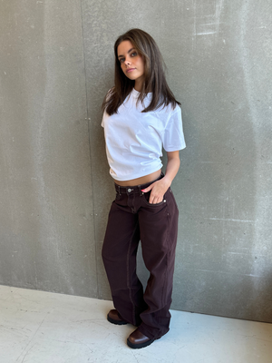 ESTHER JEANS - BROWN