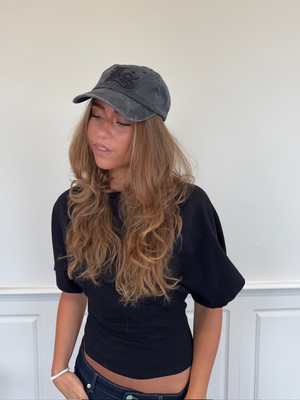 OLIVIA CAP - BLACK