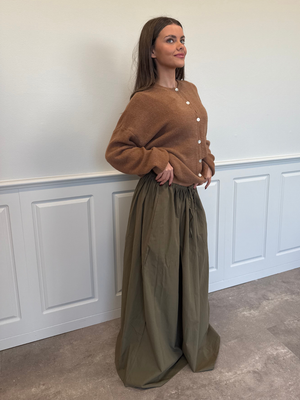 CARO MAXI SKIRT - ARMY