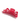 OMARI HAIR CLIP, LARGE - SAVY RED