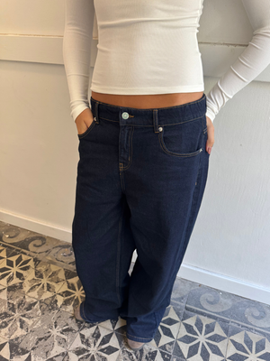 ALMA JEANS - DARK BLUE (MIDWAIST)