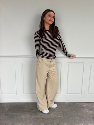 BELLA SUIT PANT NEW - SAND