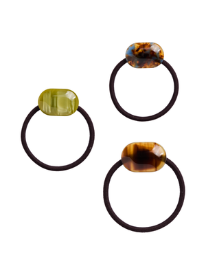OMEGA HAIR ELASTIC (3-Pack) - Multi