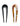 ODALIS HAIRPIN 2-Pak - Black & Turtle/Blue