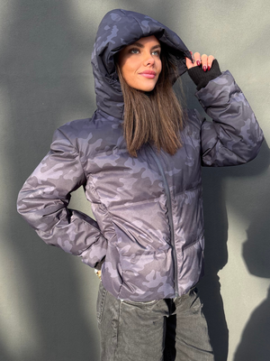 ISA PUFFER JACKET - BLACK