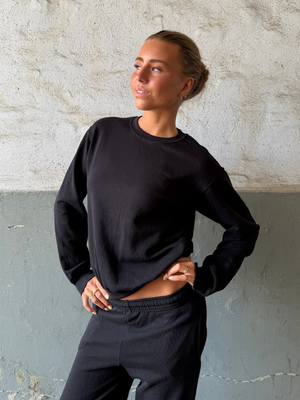 FRUIT SWEATSHIRT - BLACK