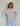 SADIE STRIPE TEE LS - CLOUD DANCER / FOSSIL