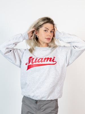 MIAMI SPORT SWEAT - GRÅ