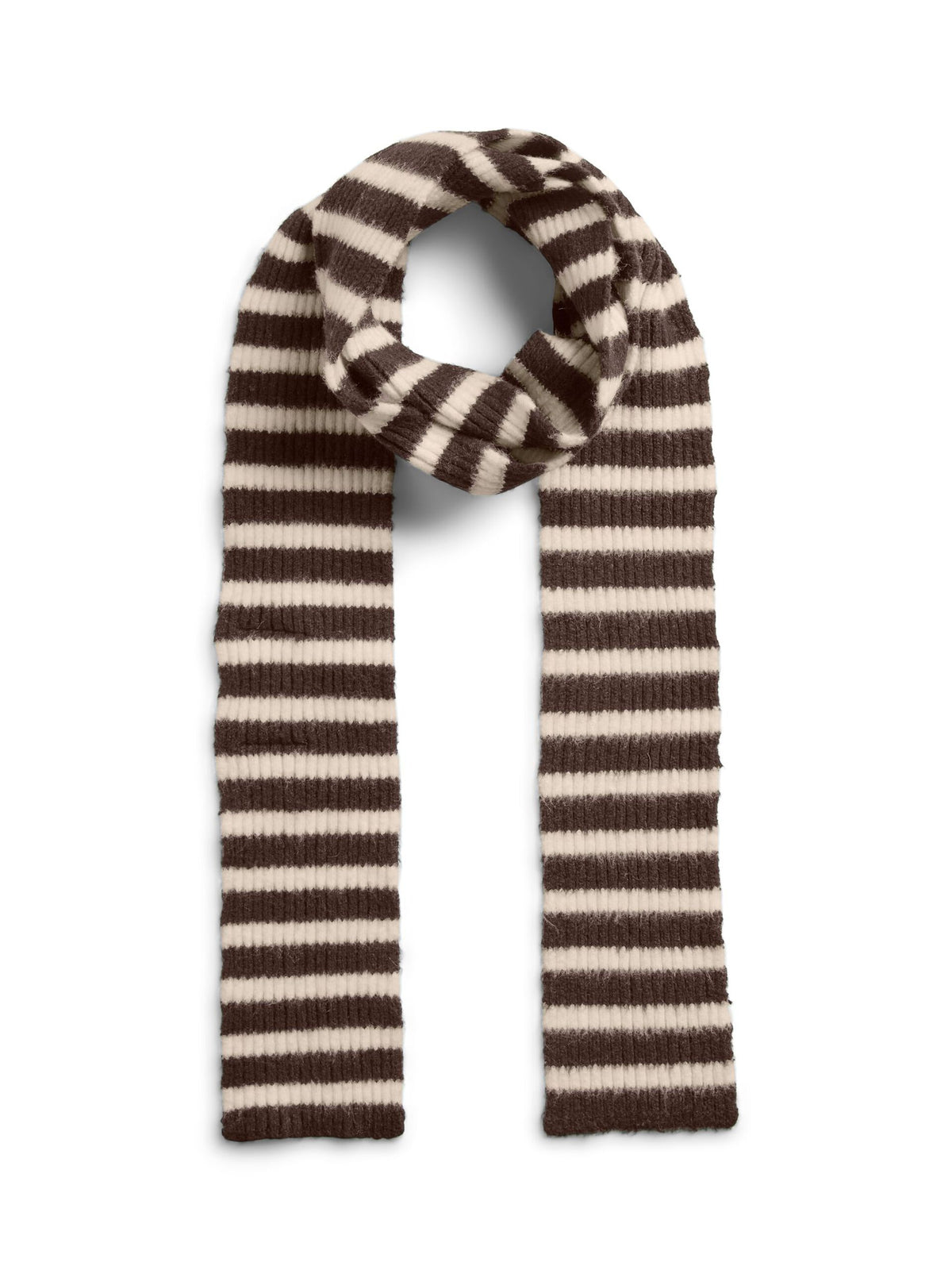 JAYA SMALT TØRKLÆDE - HOT FUDGE / WHITECAP GRAY - Dinvintageshop