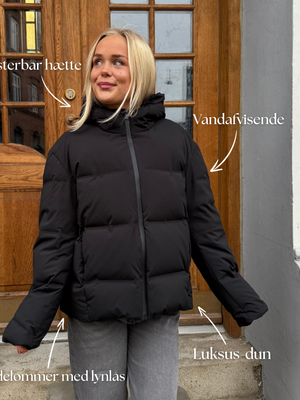 ALFRIDA PUFFER JACKET - BLACK