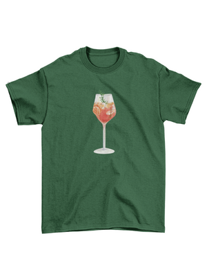 APEROLSPRITZ BABY TEE - MØRK GRØN