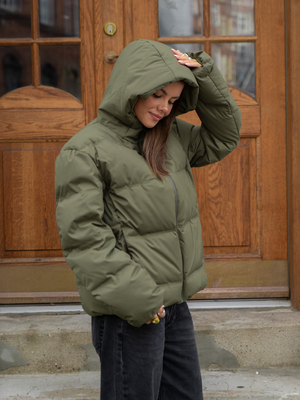 ALFRIDA PUFFER JACKET - BLACK