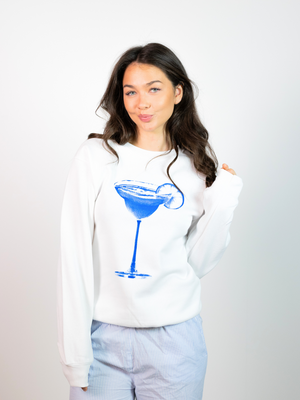 MEGA BLÅ DRINK SWEATSHIRT - MARIN