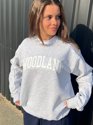 WOODLAND SWEATSHIRT - GRÅ