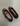 ZOE BALLERINA M/ STUDS - COGNAC
