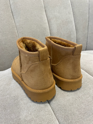 LISA TEDDY BOOTS - CAMEL