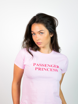 PASSENGER PRINCESS, BABY TEE - LYSERØD