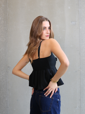 ANNIKA TOP - BLACK