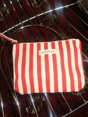 ADDY MAKEUP BAG - BLACK STRIPE