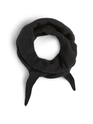 KOMMA TRIANGLE SCARF - BLACK