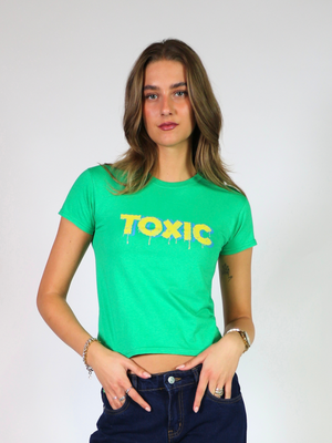 TOXIC BABY TEE - LYS GRØN