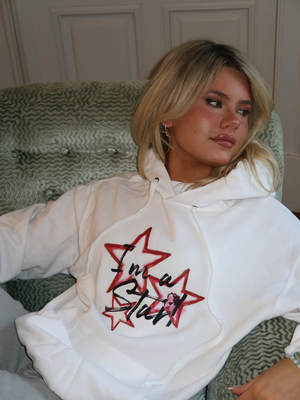 I AM A STAR HOODIE - WHITE