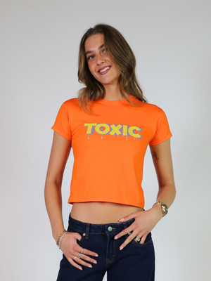 TOXIC BABY TEE - ORANGE