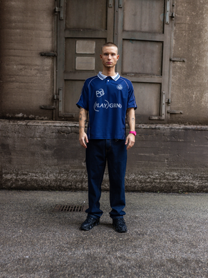 PLAYGRND FOOTBALL JERSEY - NAVY