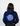 PLANET DISCO (violet) HOODIE (rygprint) - NAVY